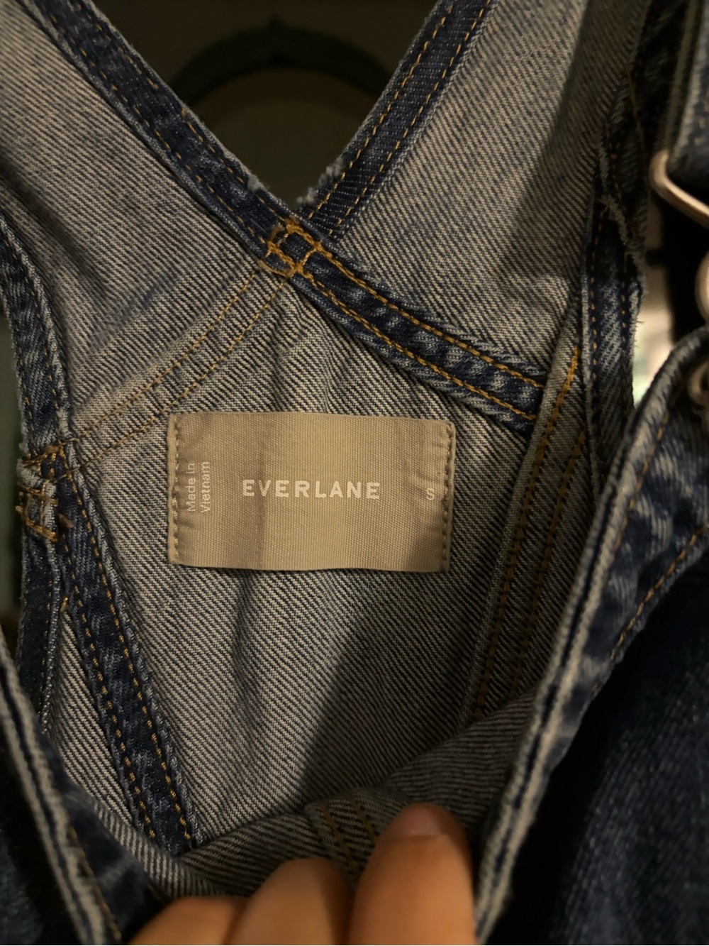 Everlane Blue Denim Women's Overalls